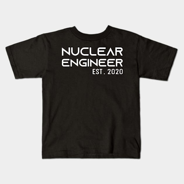 nuclear engineer graduate Kids T-Shirt by Elhisodesigns